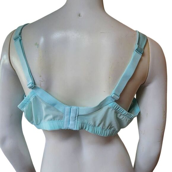 Ambrielle Full Figure Blue Bra (40D) - Picture 4 of 5